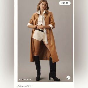 Anthropologie faux leather micro shorts